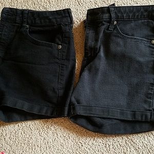 Bundle of black shorts
